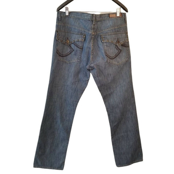 REQUEST‎ Blue Jeans straight Leg Men's Size 36X34 - Picture 2 of 7